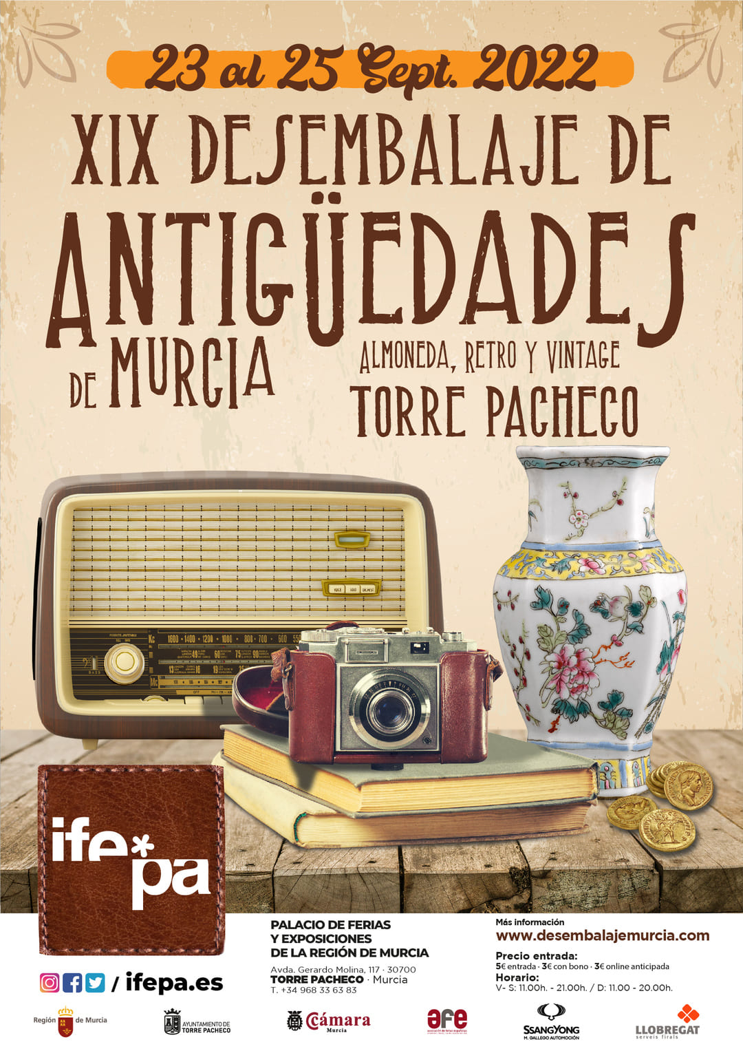 XIX Desembalaje de Antigüedades de Murcia. Almoneda, Retro y Vintage